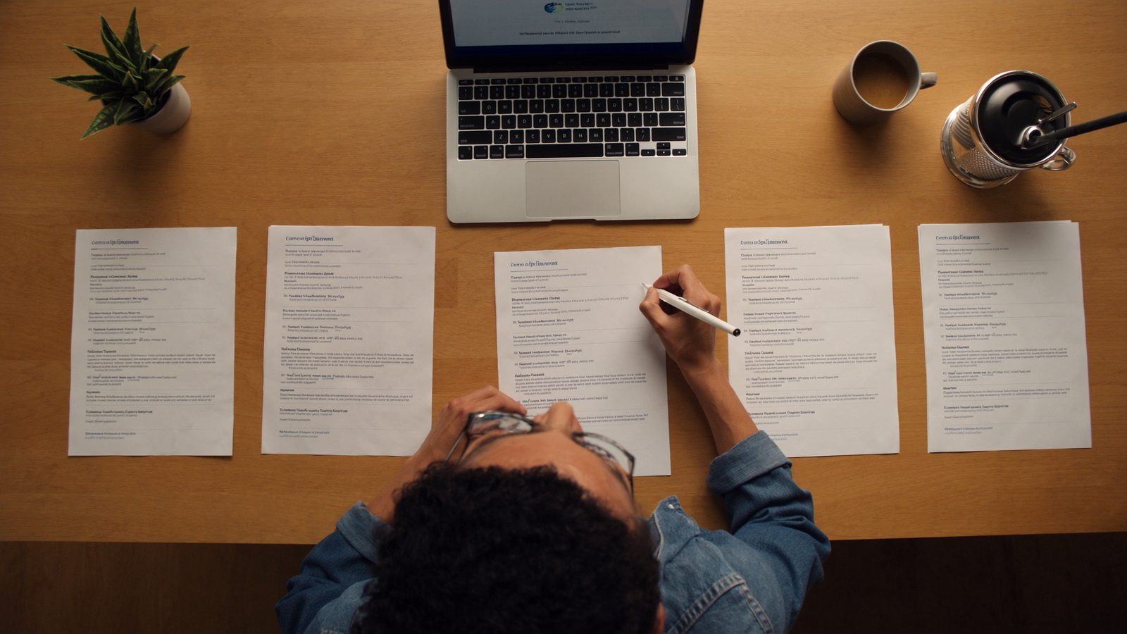 Cómo elegir una plantilla de currículum vitae moderno en Word