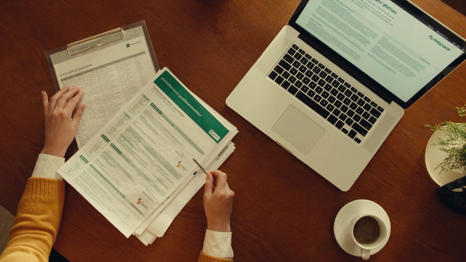 Plantillas excel gratuitas productividad