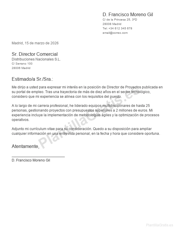 Vista previa Carta Preaviso