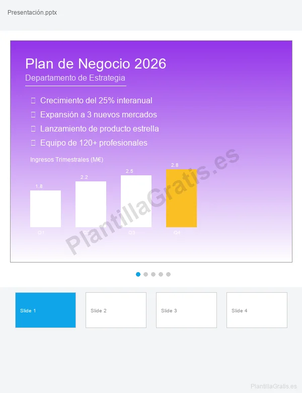 Vista previa PPT Ventas